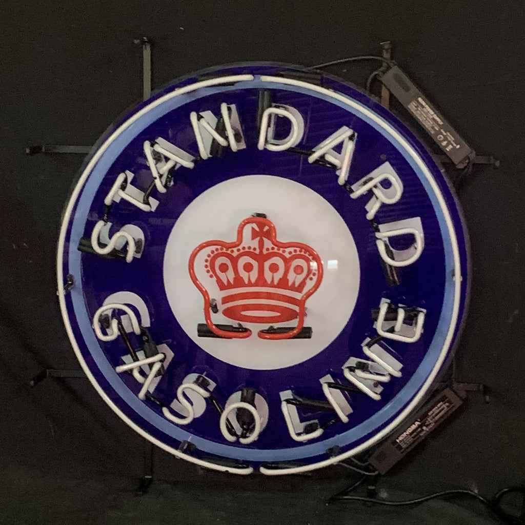 Standard Gasoline Crown Neon Light Sign