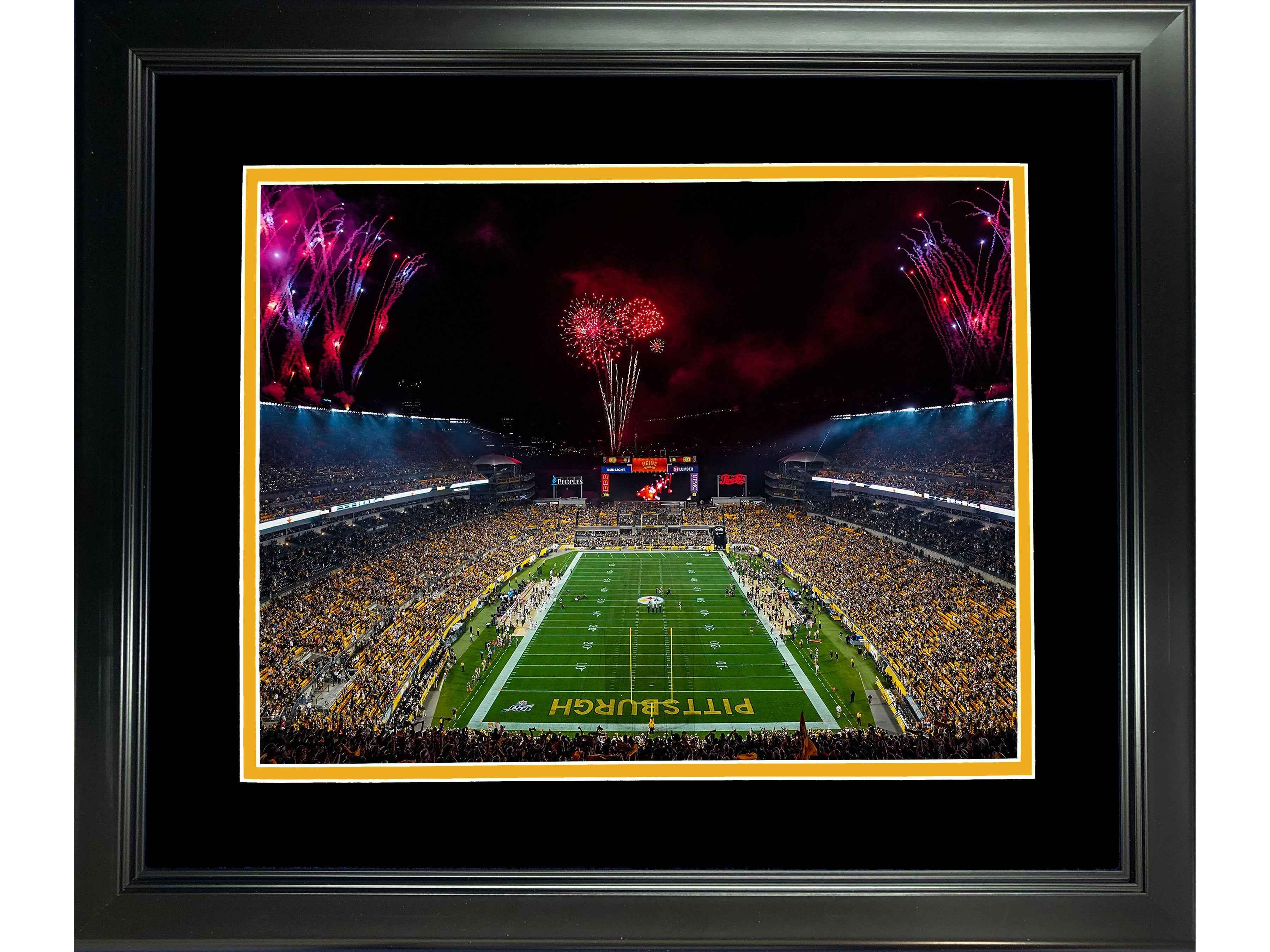 Framed Acrisure Stadium Pittsburgh Steelers 11"x14" Football Photo Professionally Matted