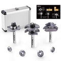 TACKLIFE Router Bit Set 1/4 Shank, Tongue and Groove Router Bit Set with 4Pcs Bearings Set RB31C