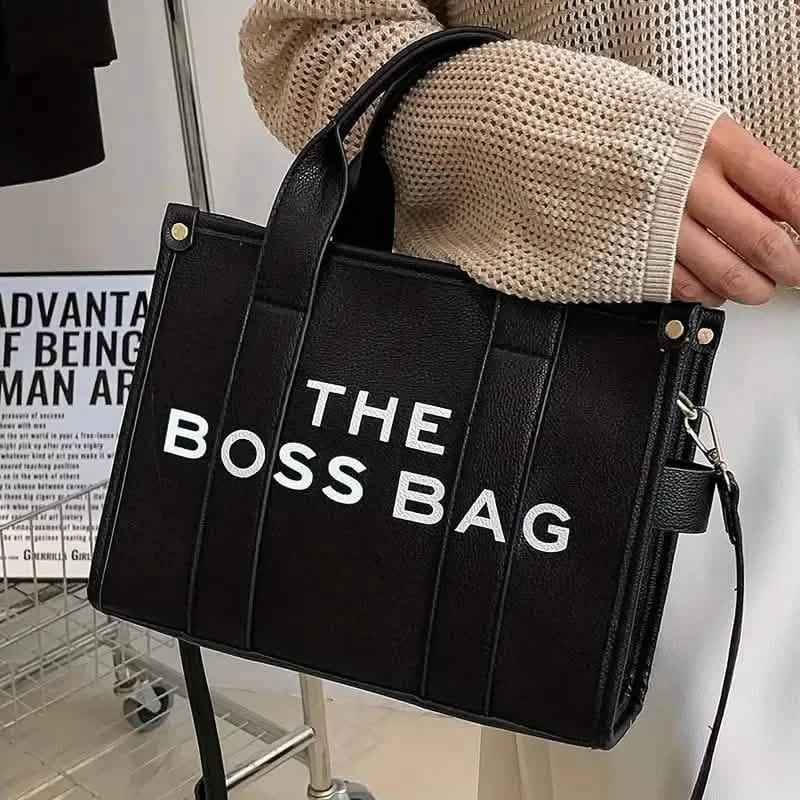Trendy Leather Tote Bag Small Personalized Top Handle Crossbody Handbags