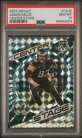 Graded 2023 Panini Mosaic Jason Kelce #CSJK Center Stage Football Card PSA 10 Gem Mint