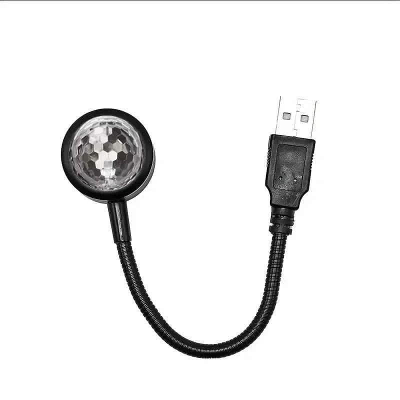 USB Music Rhythm Magic Stage Effect Projection Lamp