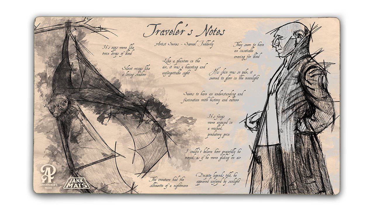 Vampire Sketch Playmat