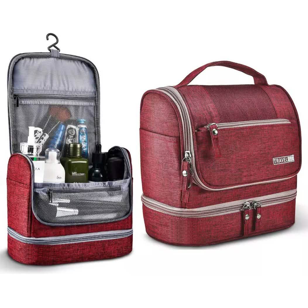 Waterproof Hanging Travel Toiletry Bag for Men and Women