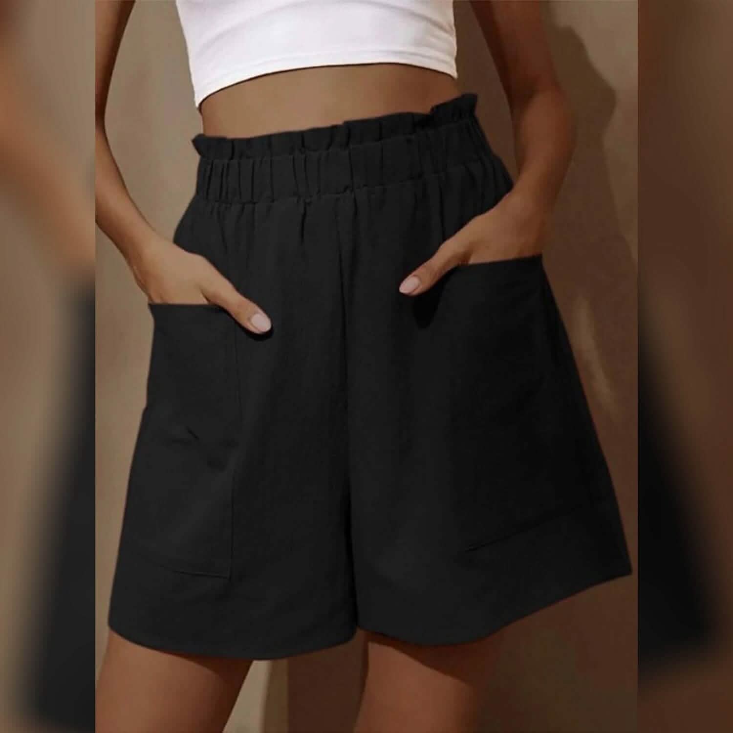 Women's Basic Essential Casual/Sporty Wide Leg Bermuda Shorts