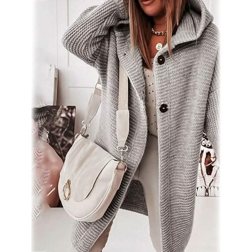 Women's Button Knitted Cardigan Sweater