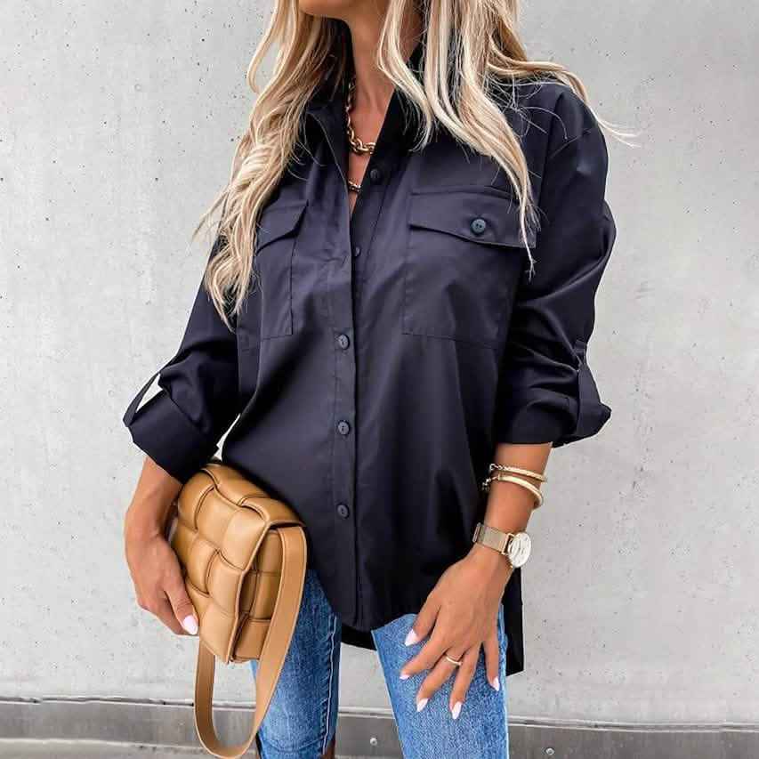 Women's Casual Collar Tunic Shirt