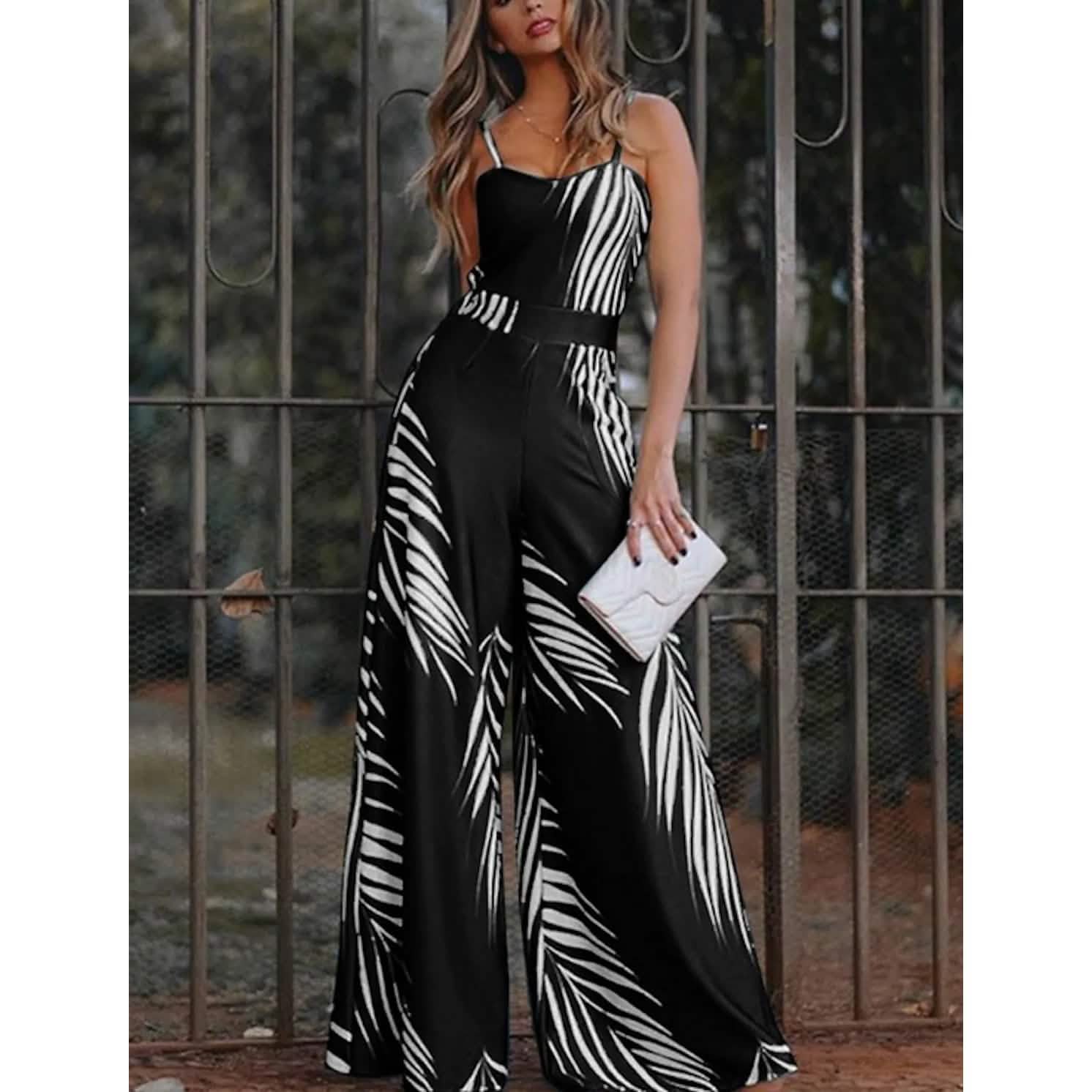 Women's Geometric Jumpsuit