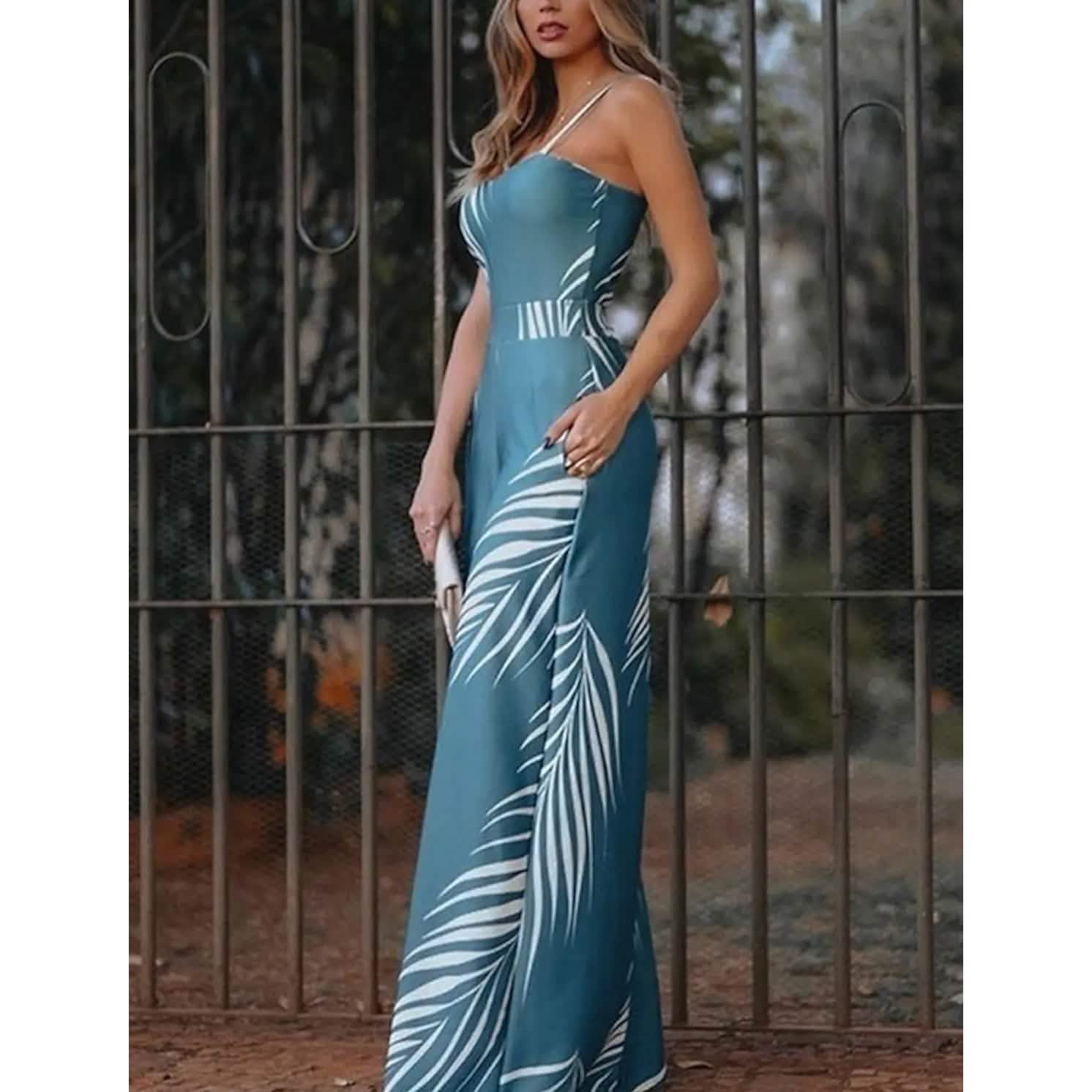 Women's Geometric Jumpsuit