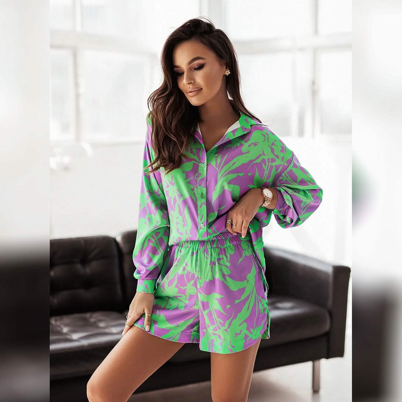 Women's Streetwear Shorts Sets
