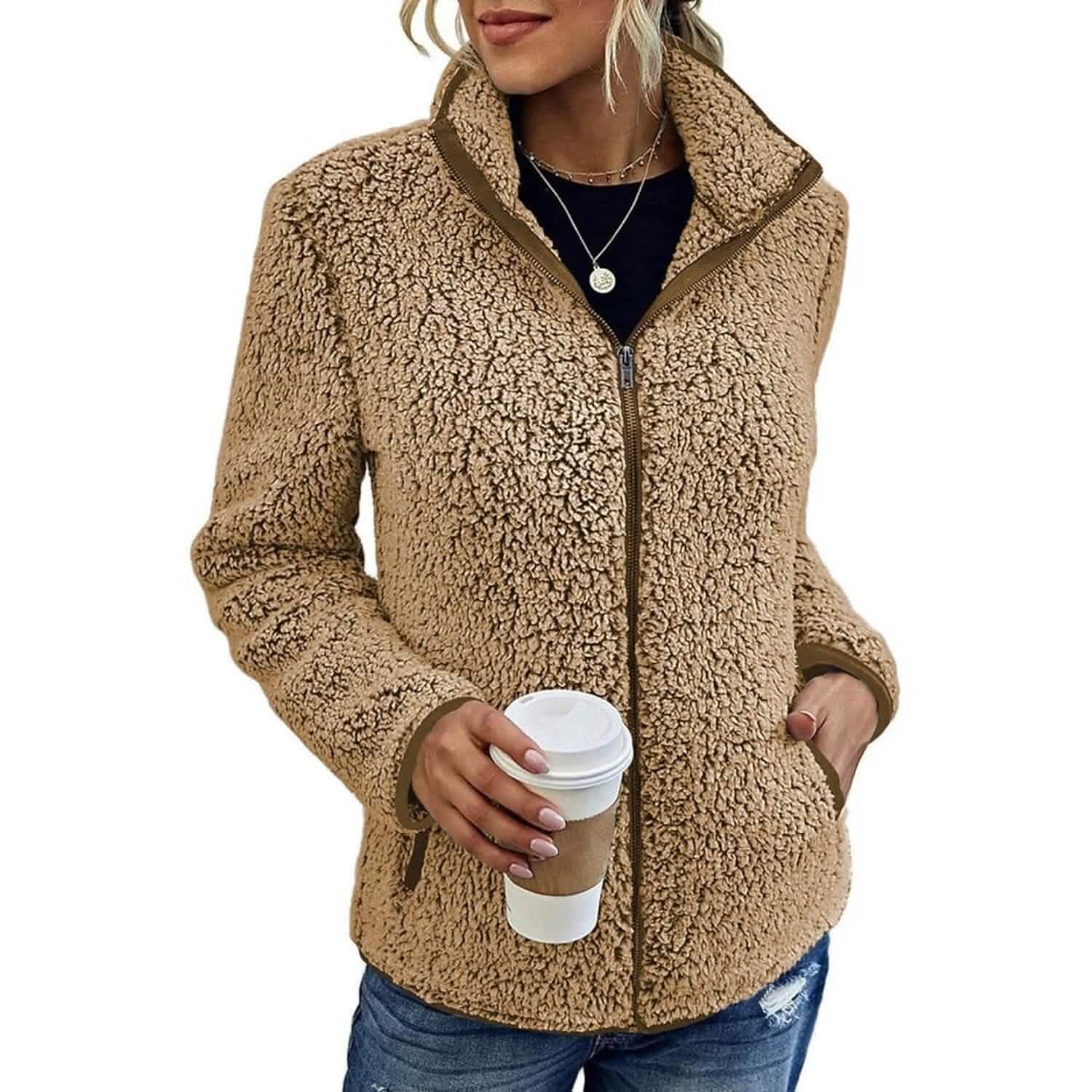 Women's Zip Up Jacket Long Sleeve