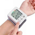 Wrist Blood Pressure Monitor with LCD Display, Adjustable Cuff with Irregular Heartbeat Detection