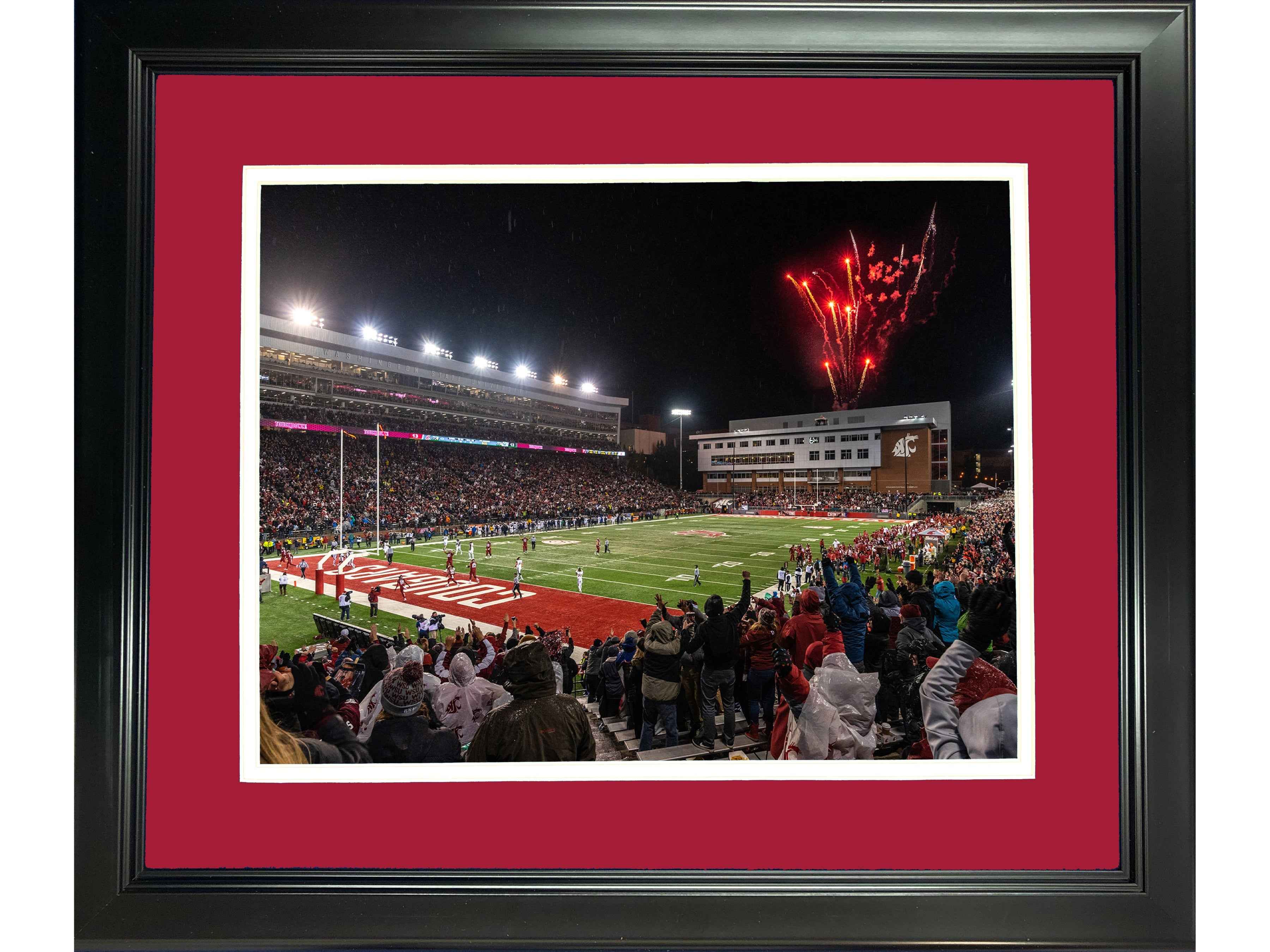 Framed Martin Stadium Washington State Cougars 11"x14" NCAA Football Photo Professionally Matted