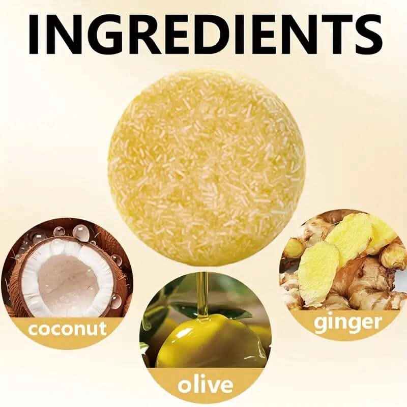 Xioimy Ginger Shampoo Bar 2.116oz
