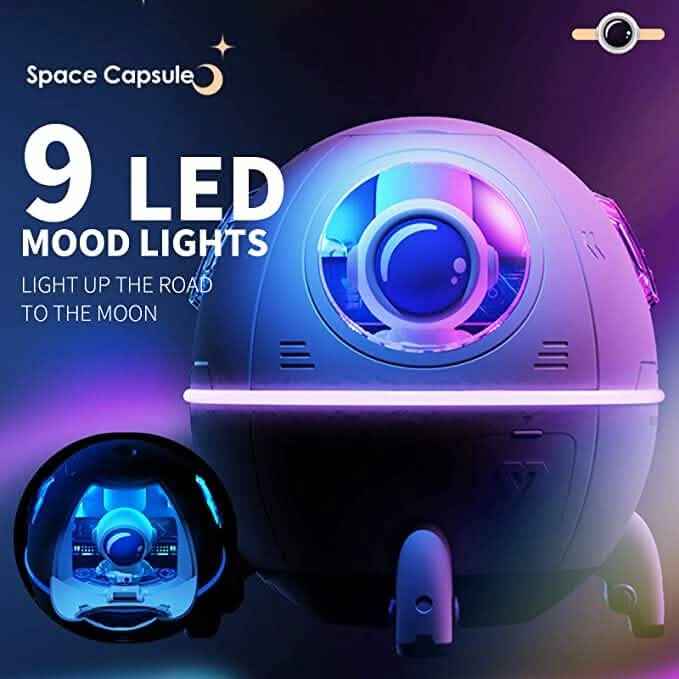 Xoali Small Cool Mist Humidifiers 220ML with Auto Shut Off and Night Light