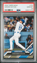 Graded 2024 Topps Now Shohei Ohtani #731 Baseball Card PSA 10 Gem Mint