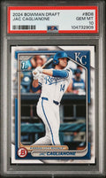 Graded 2024 Topps Bowman Draft Jac Caglianone #BD8 Rookie RC Baseball Card PSA 10 Gem Mint