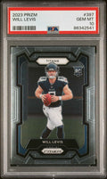 Graded 2023 Panini Prizm Will Levis #397 Rookie RC Football Card PSA 10 Gem Mint